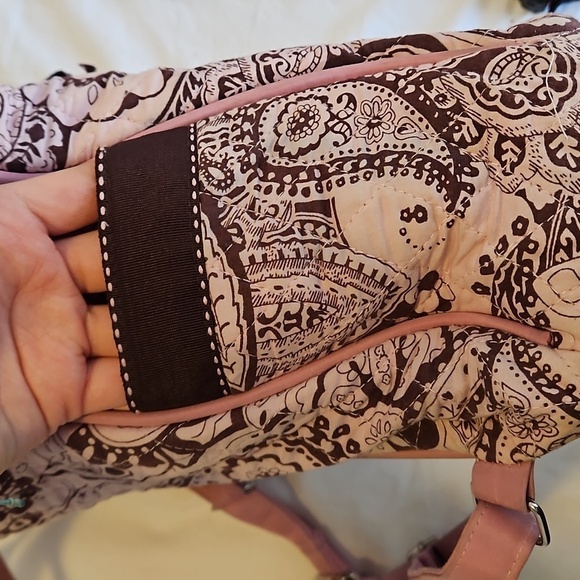 Pink and Brown Paisley Backpack - Picture 13 of 14